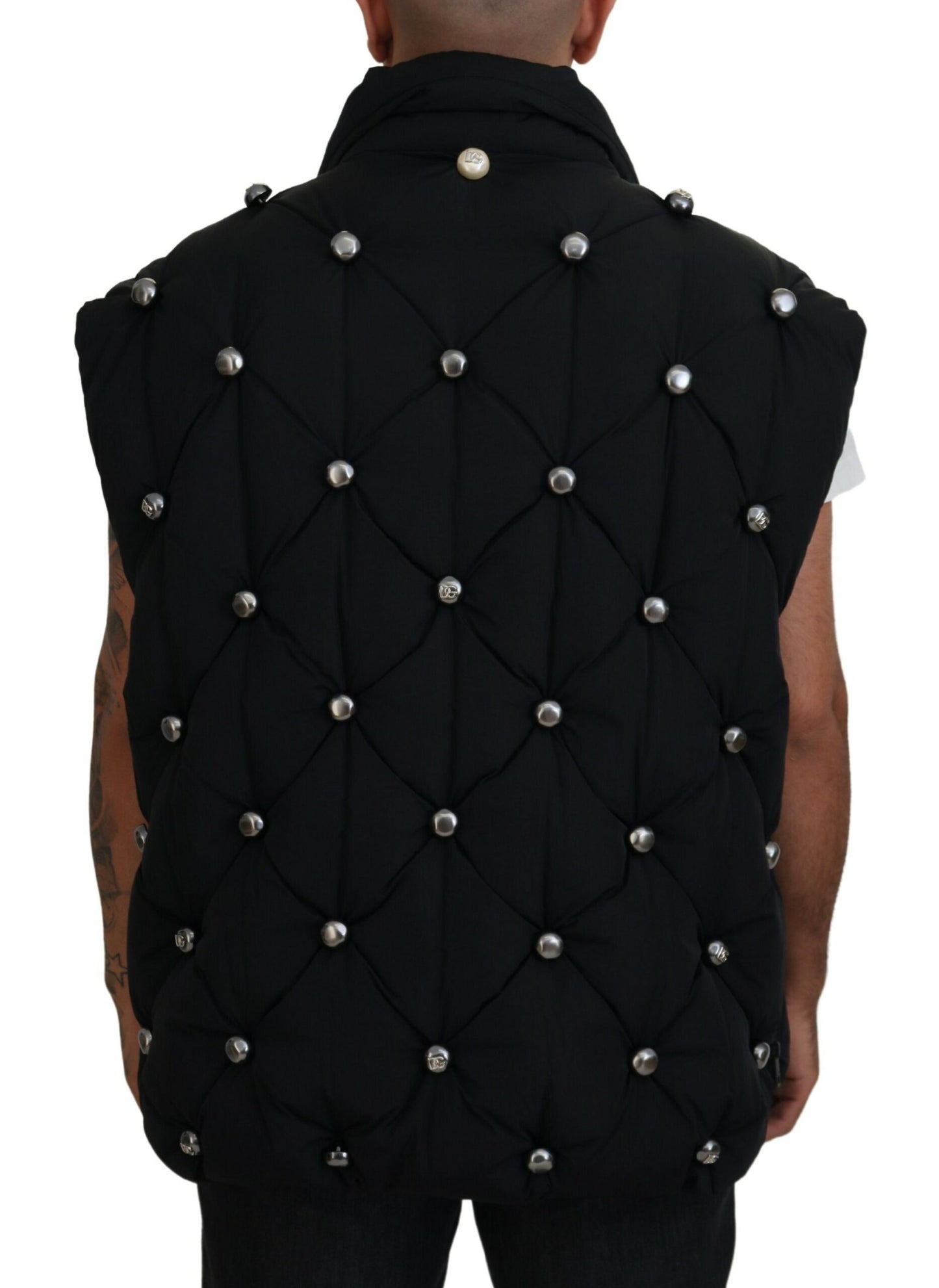 Dolce & Gabbana Élégante veste sans manches noire