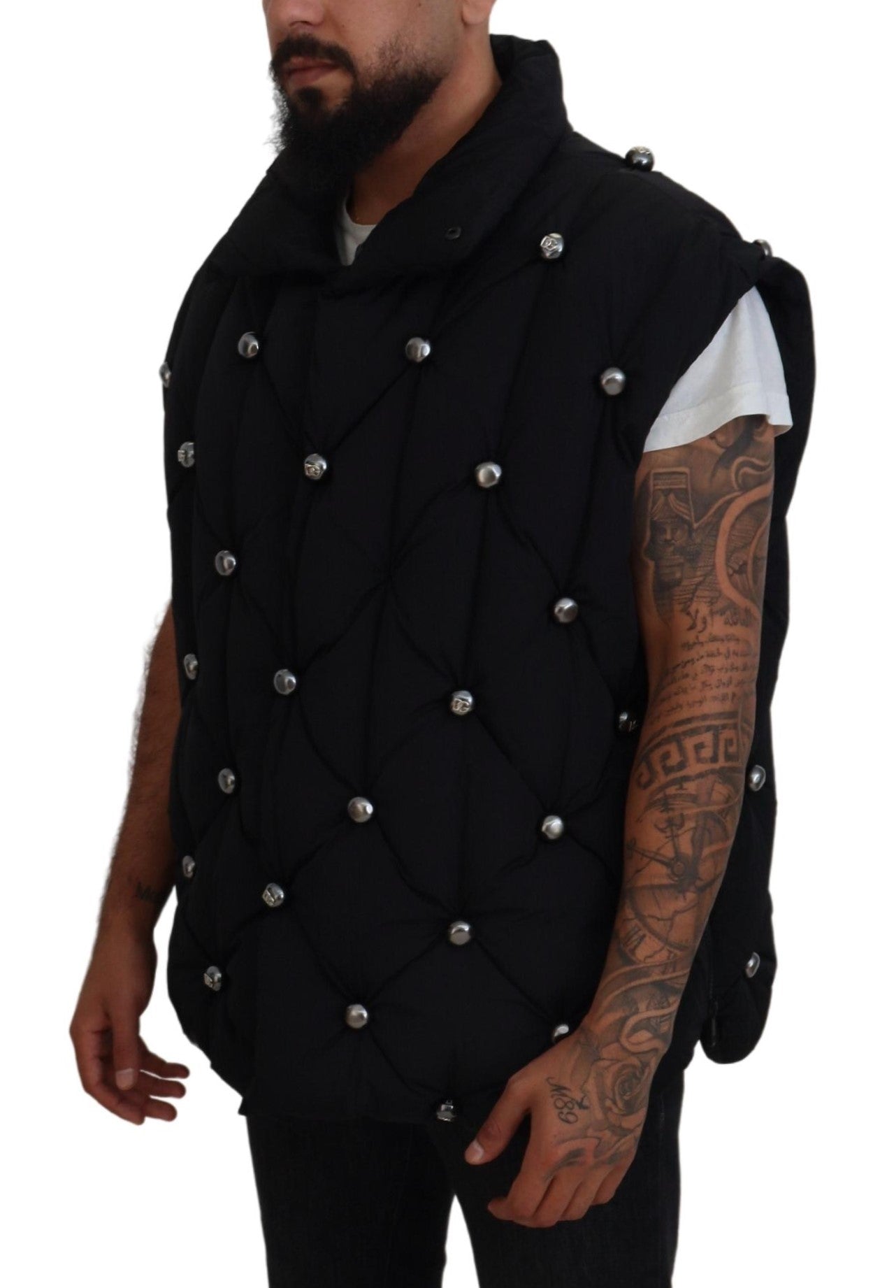 Dolce & Gabbana Élégante veste sans manches noire