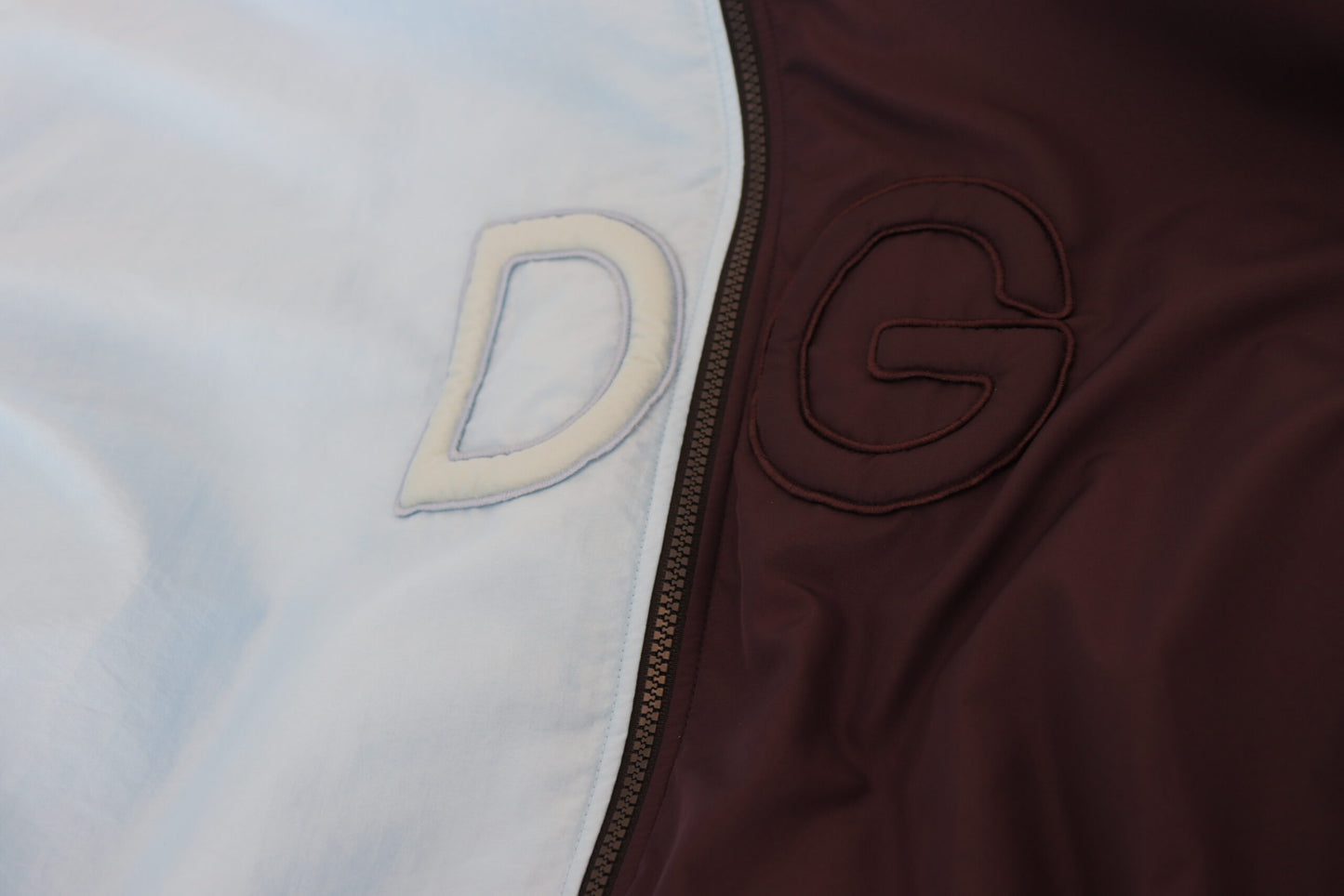 Veste à capuche bleue élégante Dolce & Gabbana - Fermeture éclair intégrale
