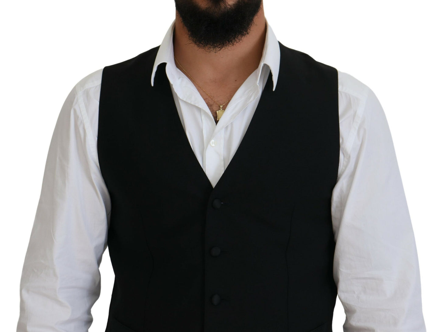 Gilet de soirée noir élégant Dolce & Gabbana