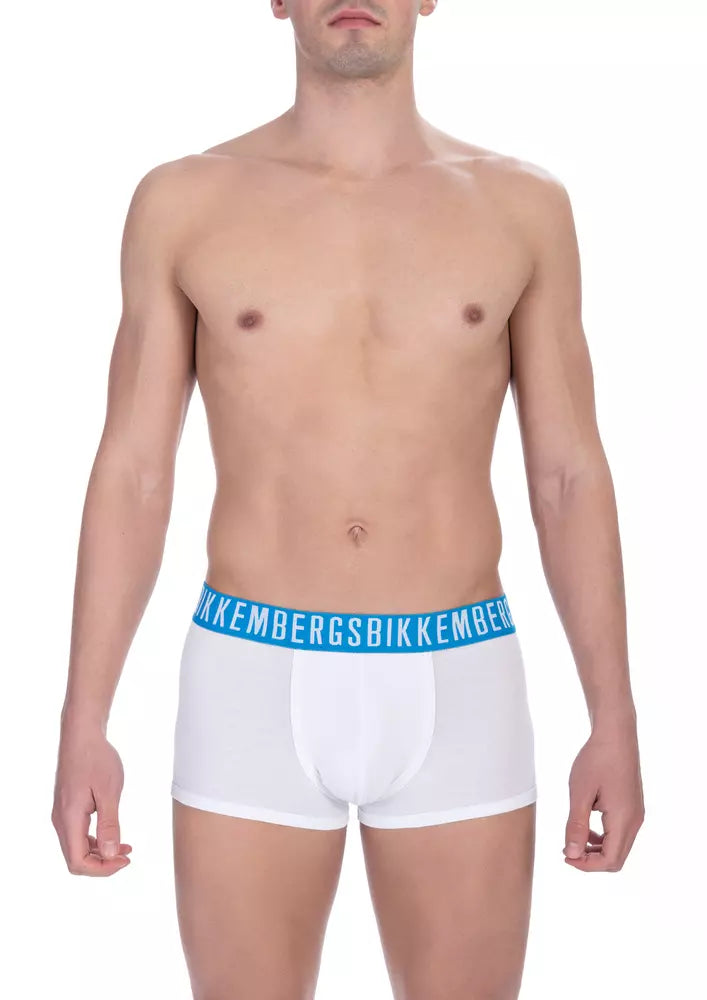Boxer homme en coton blanc Bikkembergs