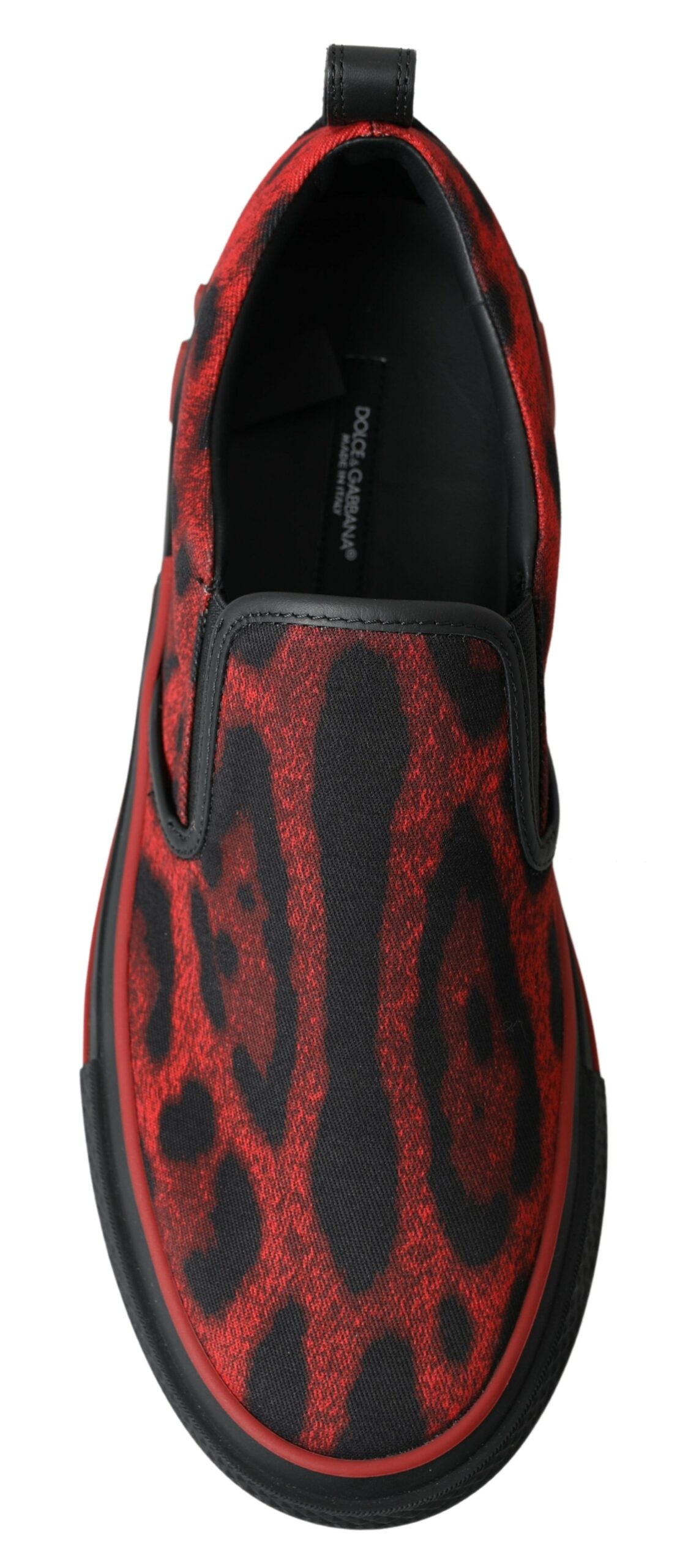 Baskets mocassins à imprimé léopard chic Dolce & Gabbana