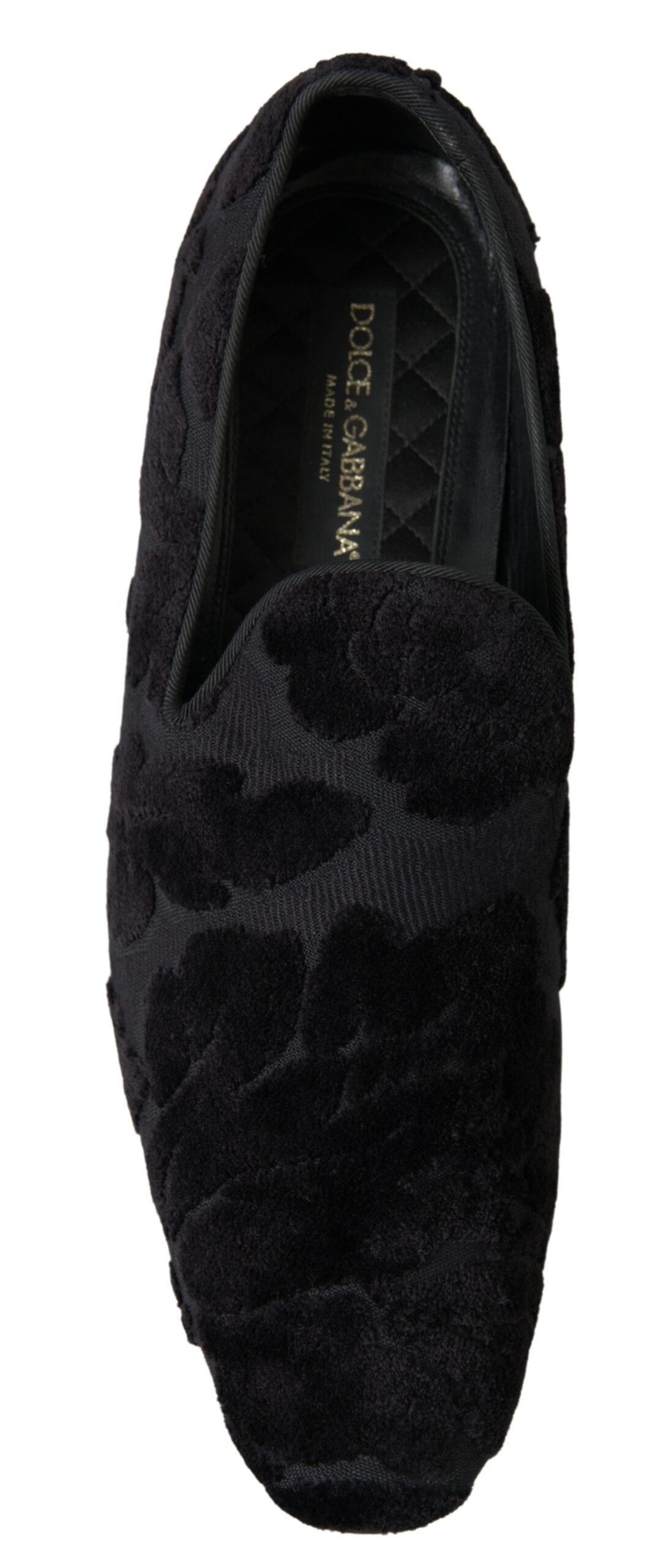 Mocassins vintage noirs exquis Dolce & Gabbana pour hommes