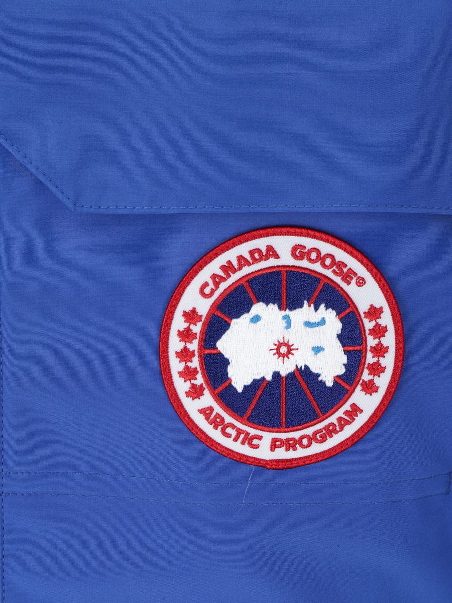 Veste d'expédition élégante bleu royal Canada Goose