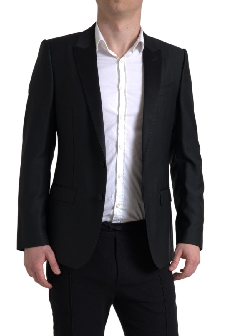 Blazer slim en laine mélangée Dolce & Gabbana