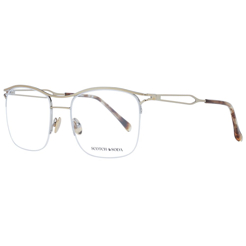 Montures optiques argentées pour homme Scotch & Soda