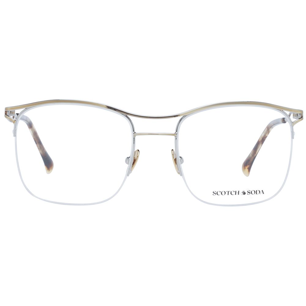 Montures optiques argentées pour homme Scotch & Soda