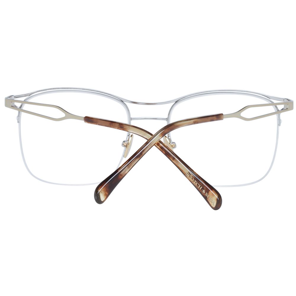Montures optiques argentées pour homme Scotch & Soda