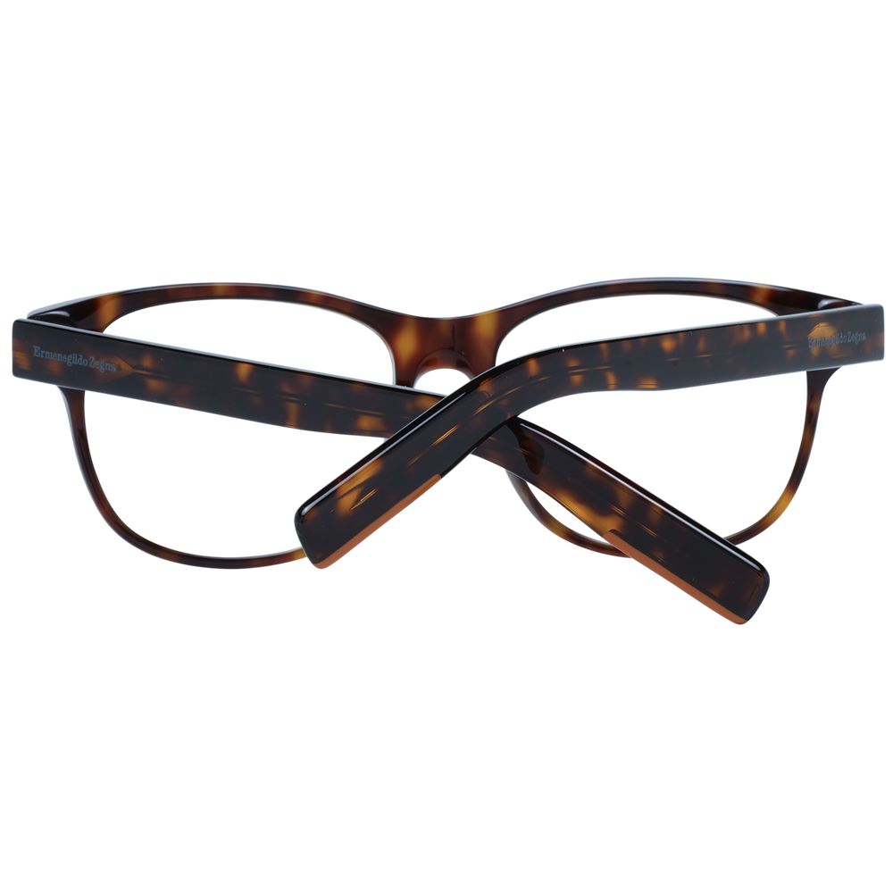 Montures de lunettes marron Ermenegildo Zegna pour homme