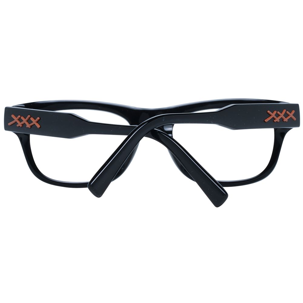 Montures de lunettes noires Ermenegildo Zegna pour homme