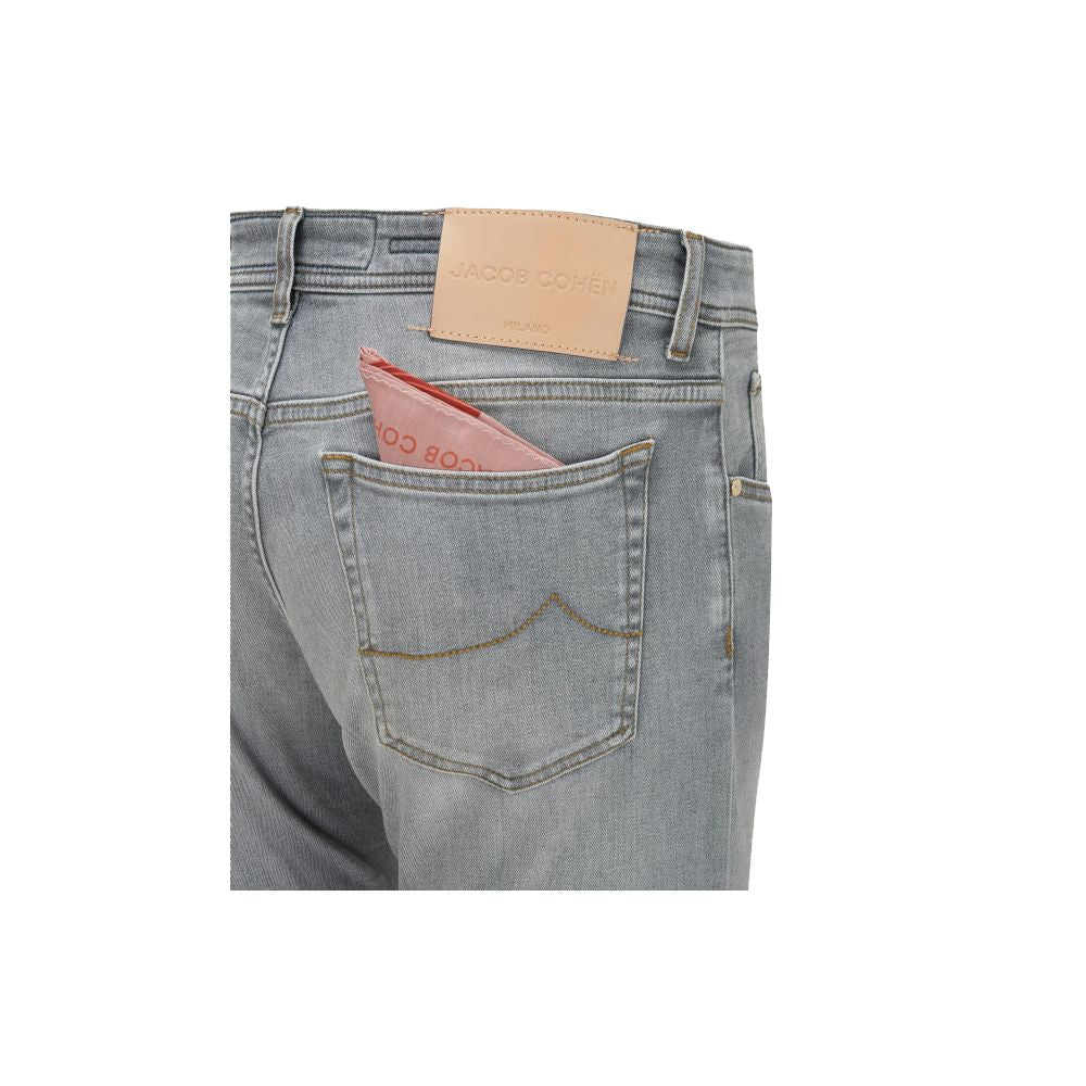 Jacob Cohen Sleek Slim Fit Grey Denim by Jacob Cohen