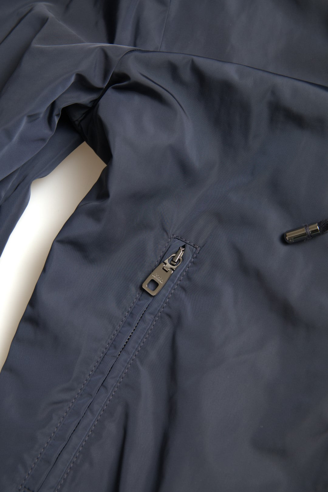 Sweat-shirt à capuche bleu élégant Dolce & Gabbana avec fermeture zippée