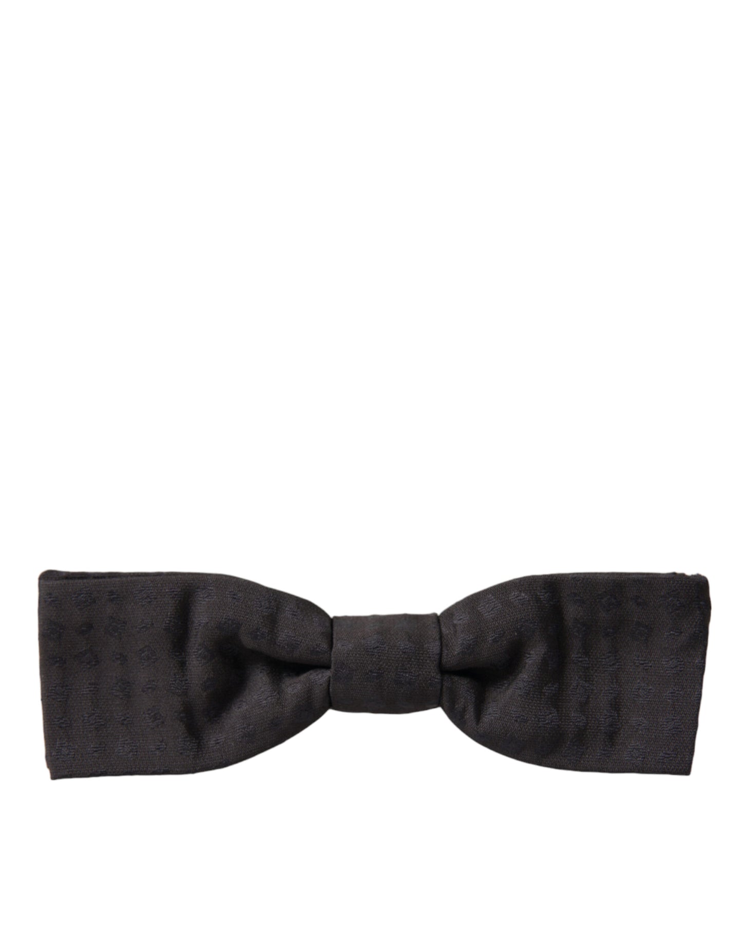 Nœud papillon fantaisie en soie marron élégant Dolce & Gabbana
