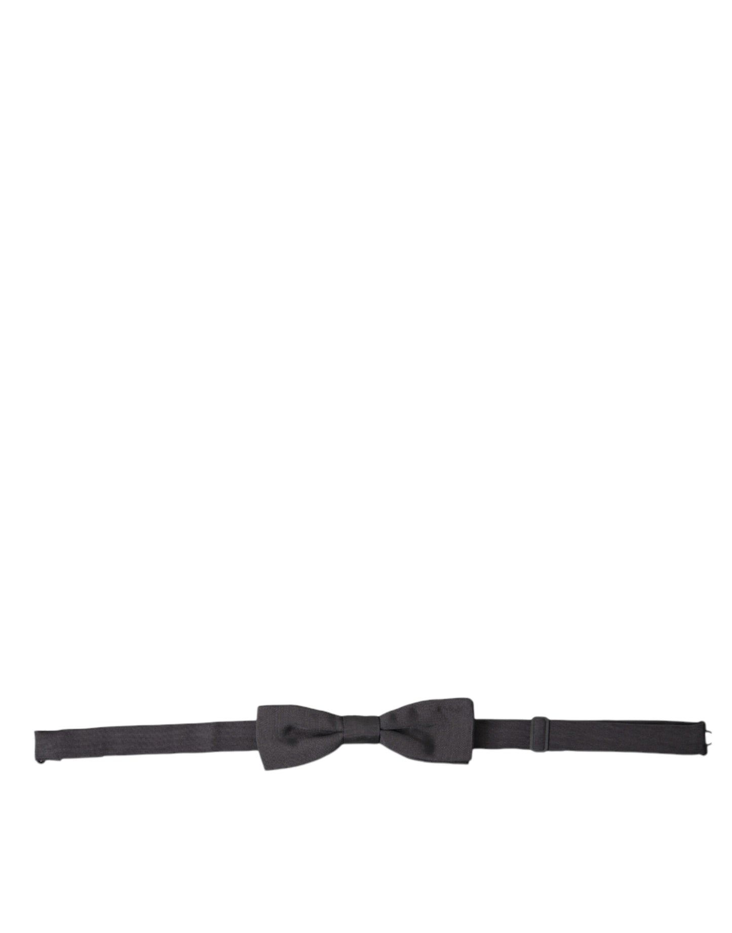Nœud papillon élégant en soie gris foncé Dolce & Gabbana