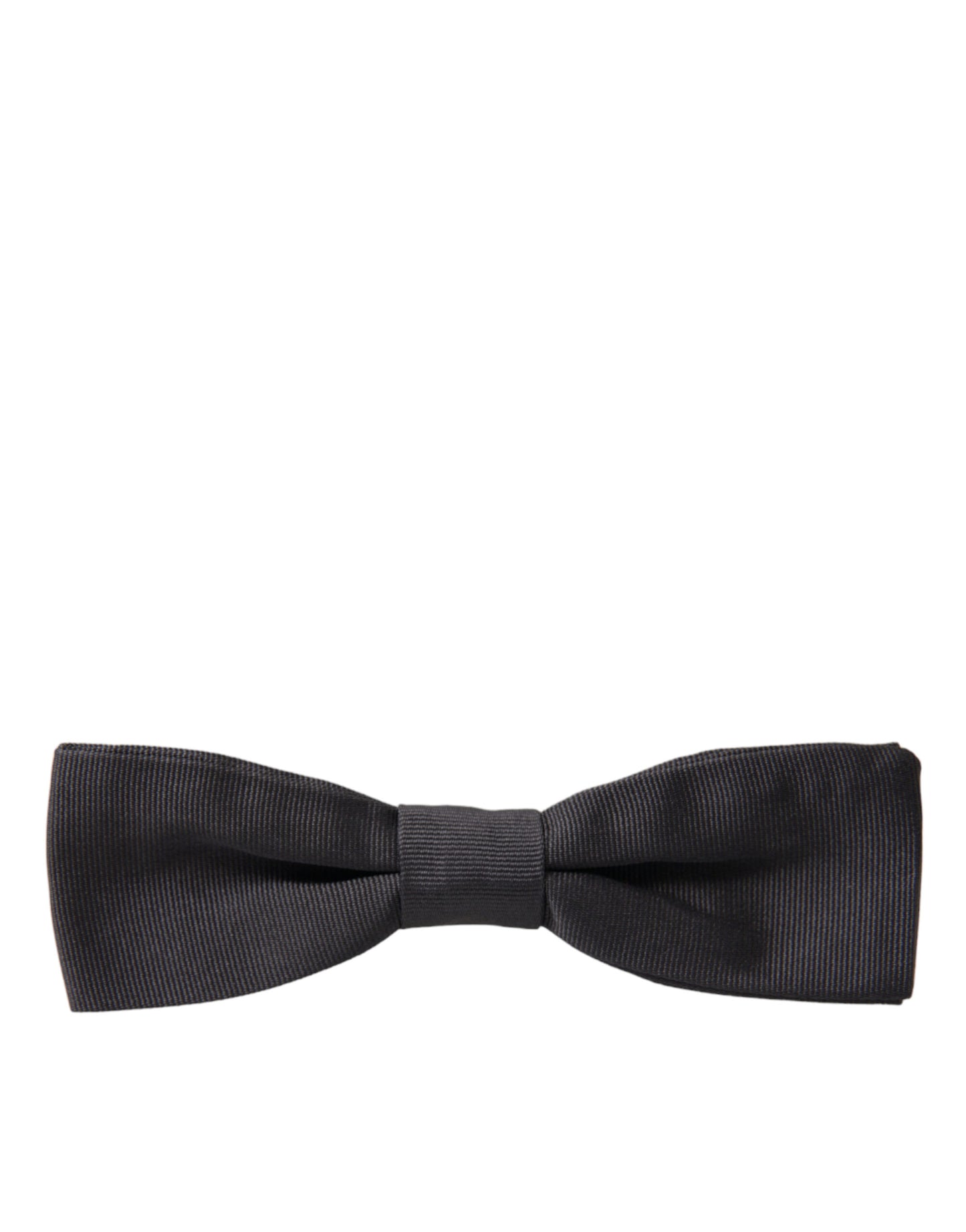 Nœud papillon élégant en soie gris foncé Dolce & Gabbana