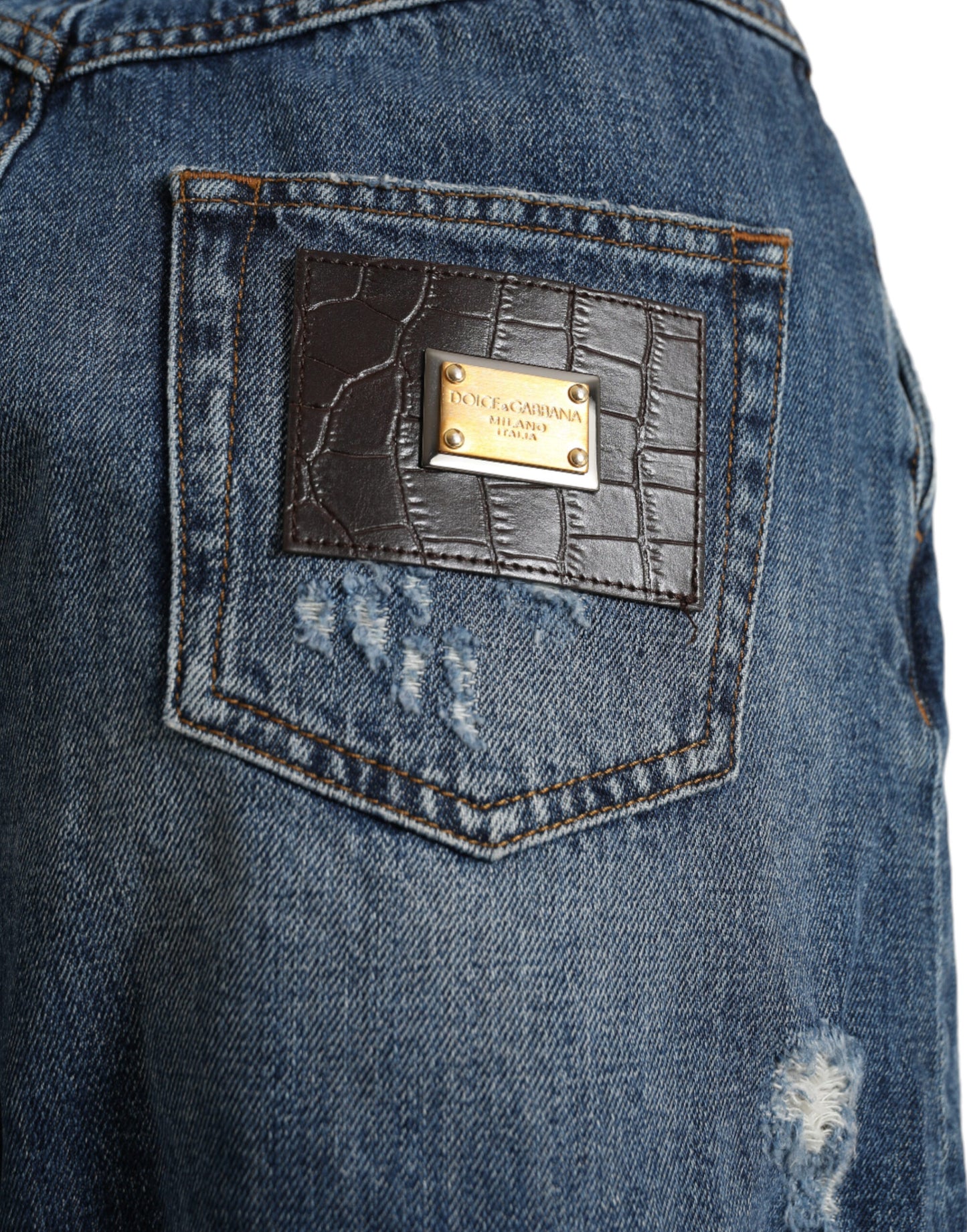 Short en jean taille haute chic Dolce & Gabbana