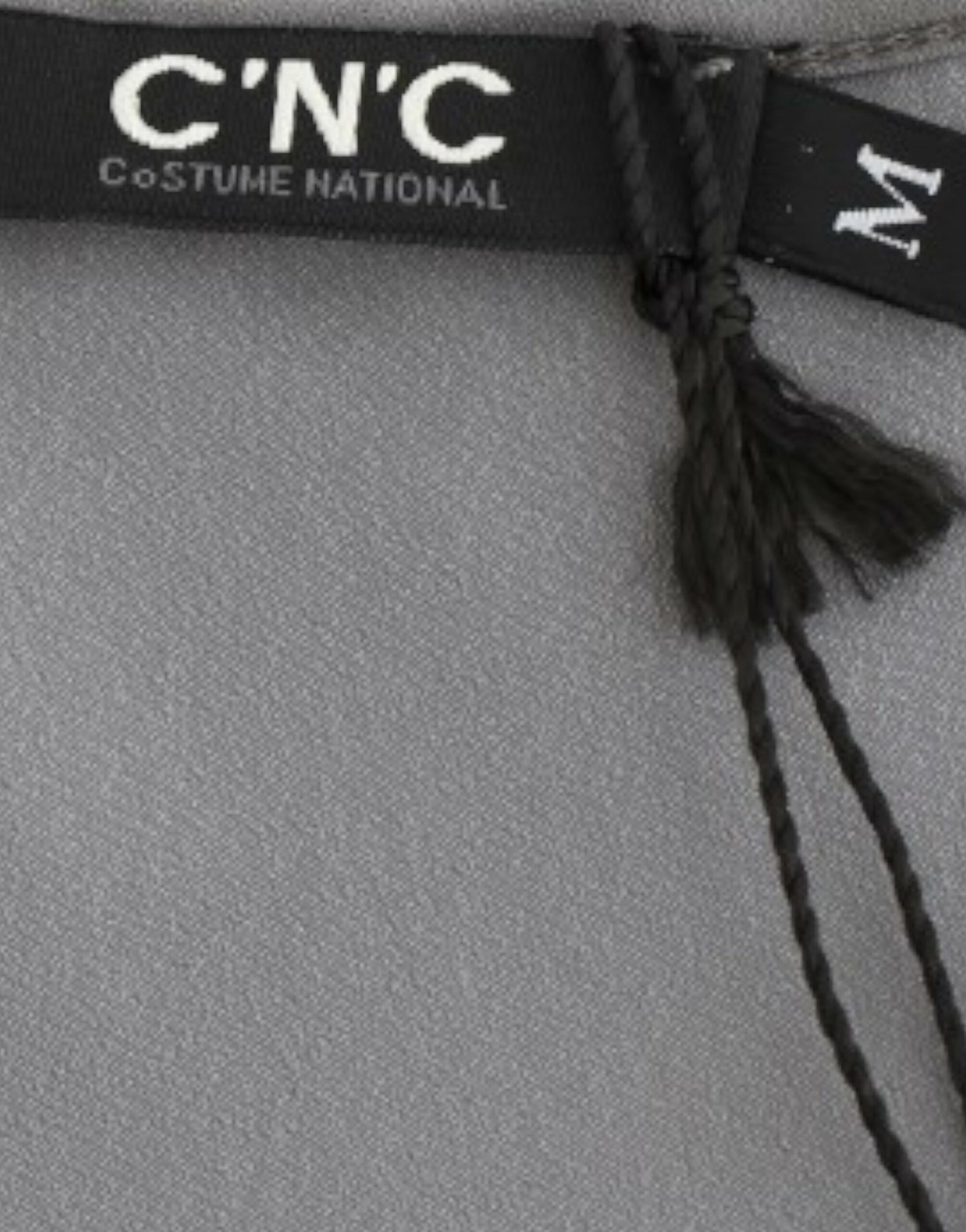 Costume national élégant, tunique à col en V avec imprimé à motifs