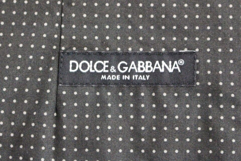 Dolce & Gabbana Élégant gilet en coton gris