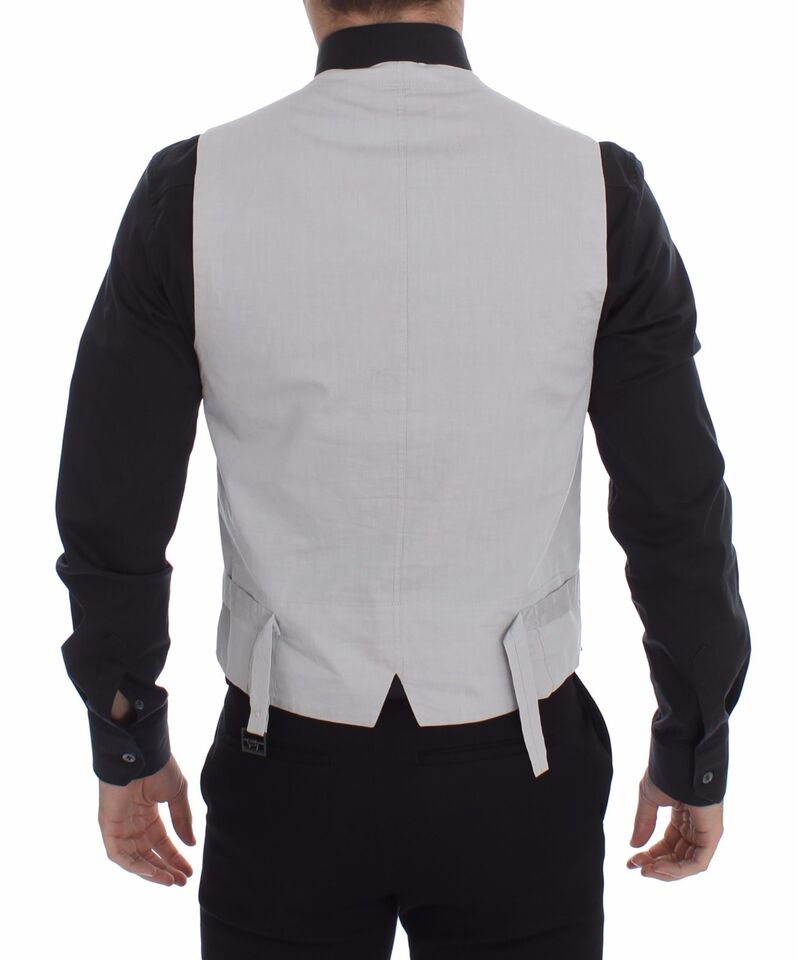 Gilet simple boutonnage beige chic Dolce & Gabbana