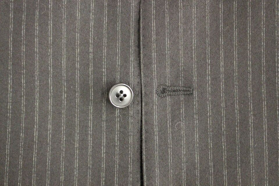 Dolce & Gabbana Black Striped Wool Single Breasted Cardigan