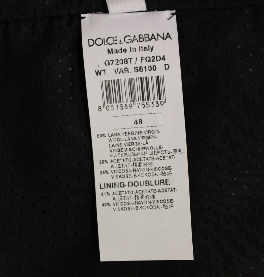 Dolce & Gabbana Élégant gilet en laine mélangée grise