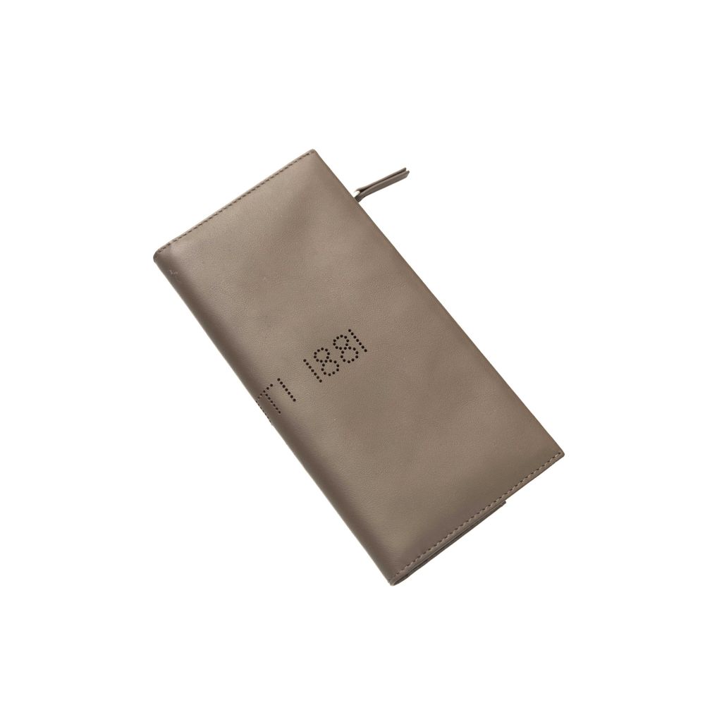 Portefeuille homme en cuir marron Cerruti 1881