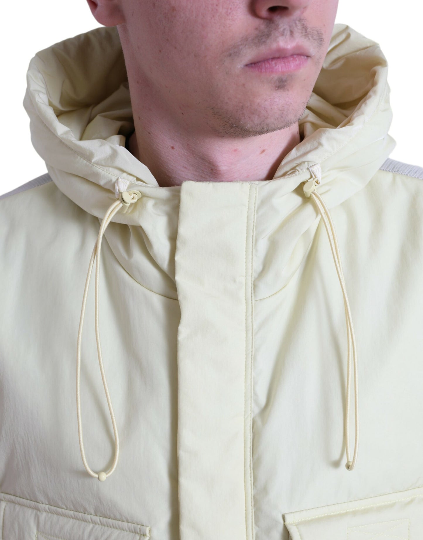Veste à capuche jaune soleil Dolce & Gabbana