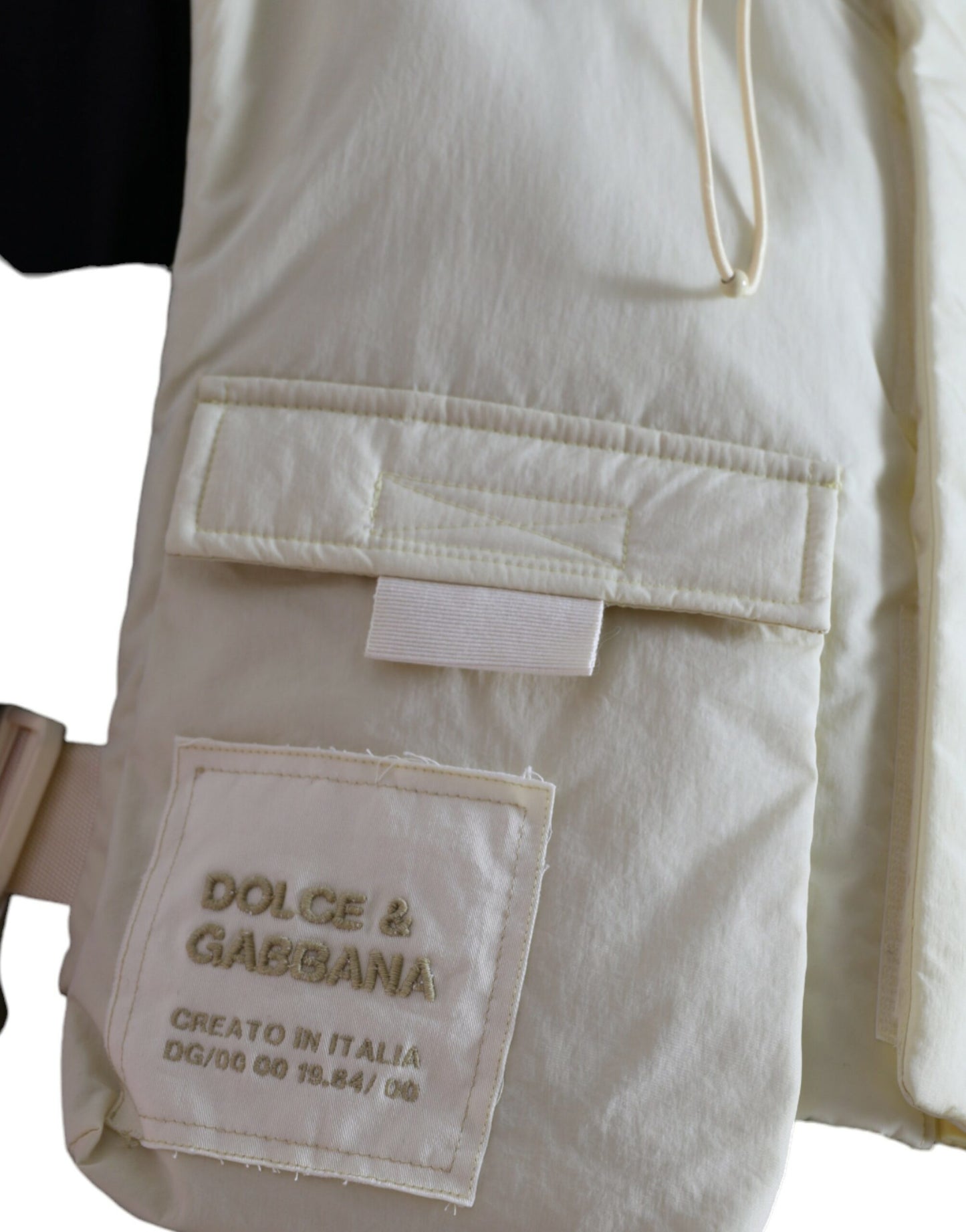 Veste à capuche jaune soleil Dolce & Gabbana