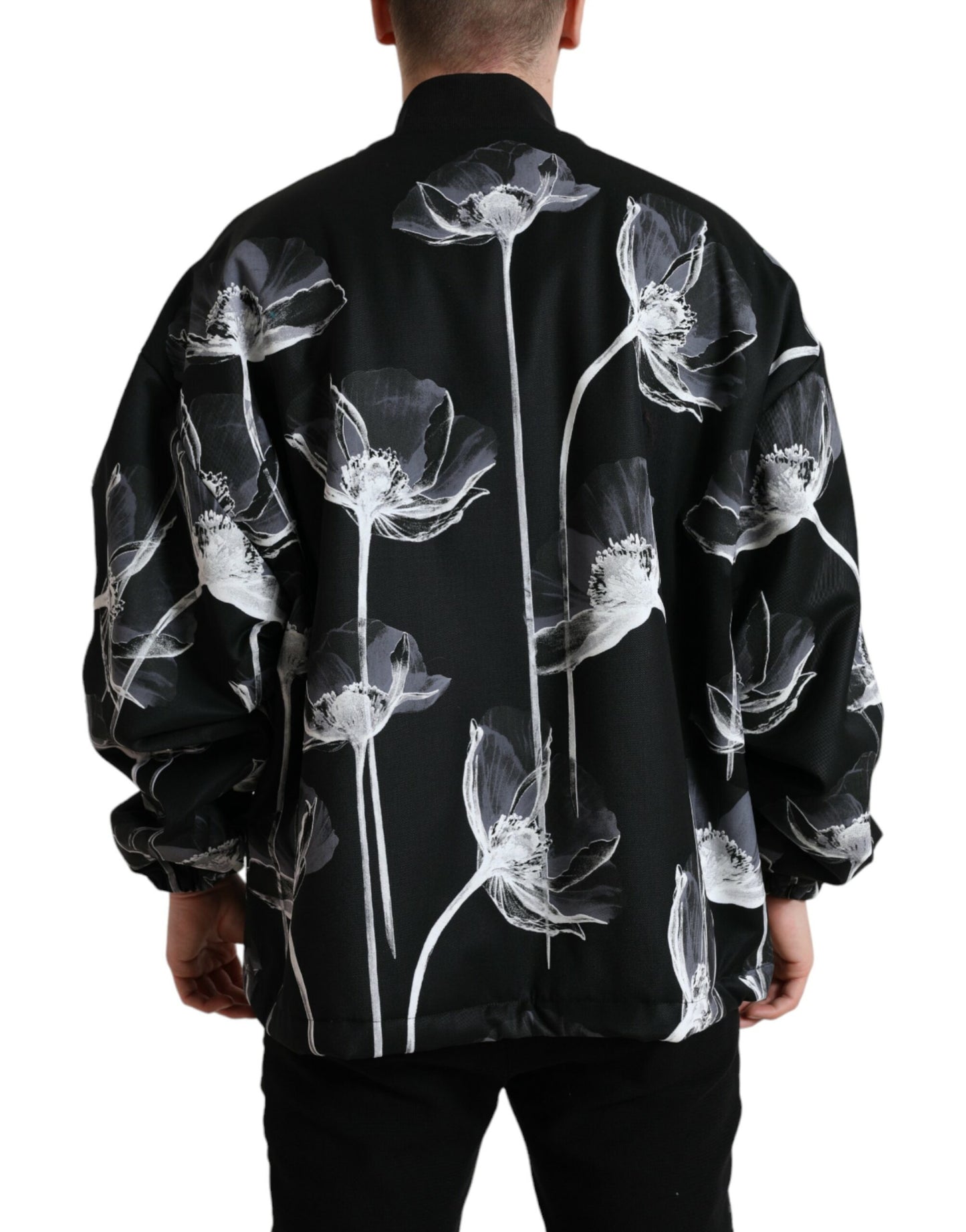 Dolce & Gabbana - Élégant blouson aviateur à imprimé floral