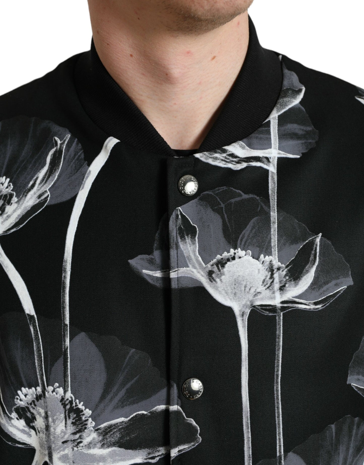 Dolce & Gabbana - Élégant blouson aviateur à imprimé floral