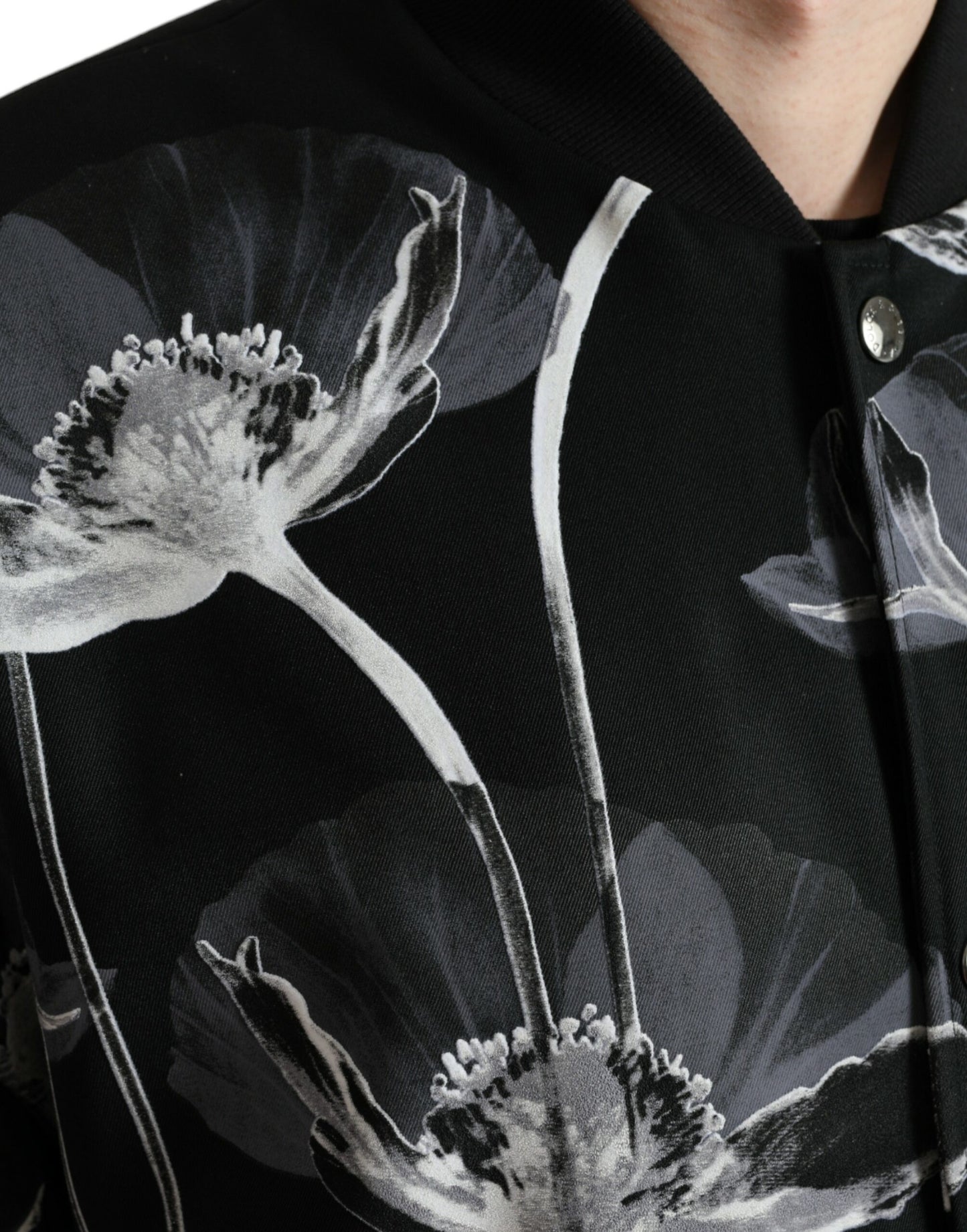 Dolce & Gabbana - Élégant blouson aviateur à imprimé floral