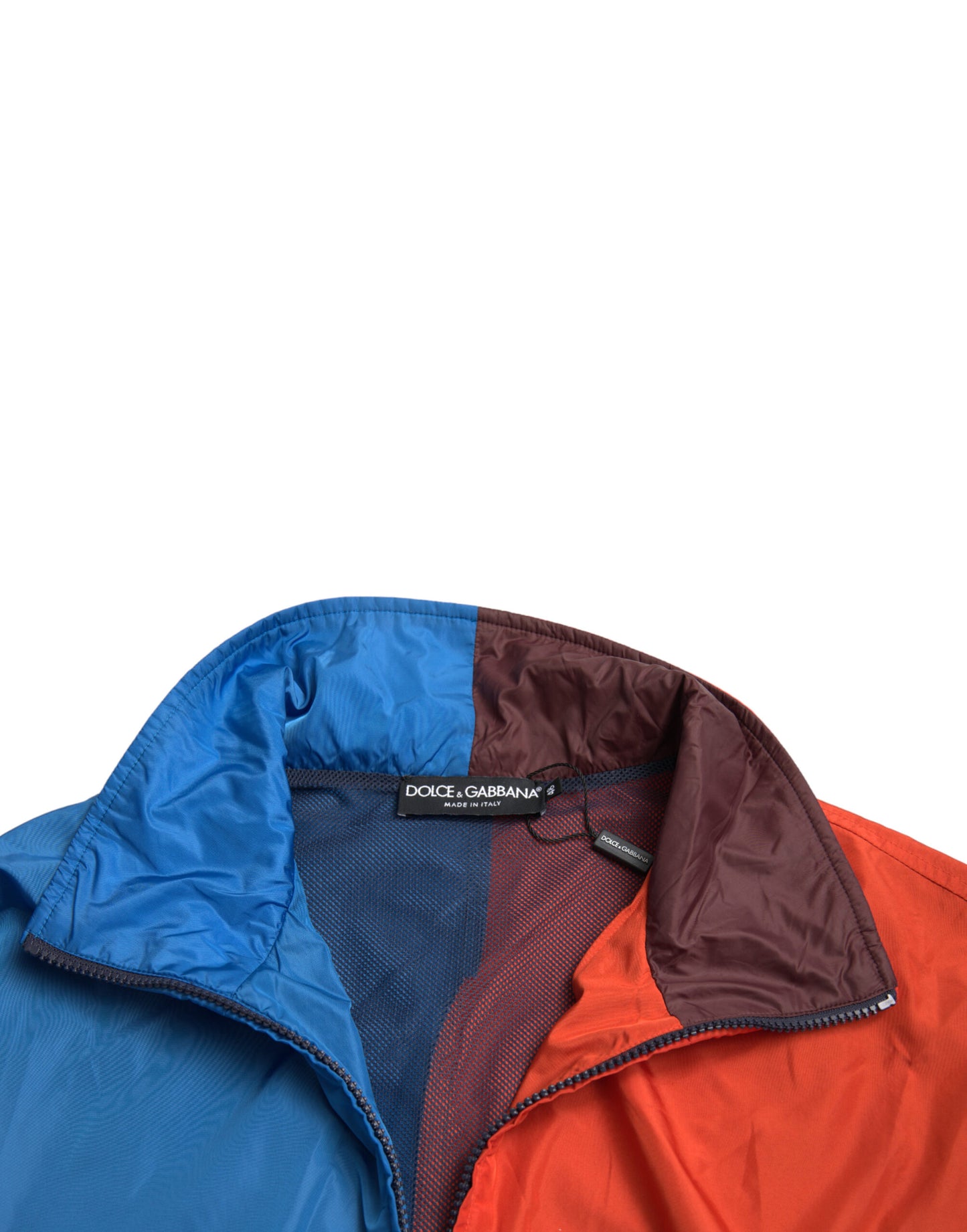 Veste coupe-vent en tissu technique multicolore Dolce & Gabbana
