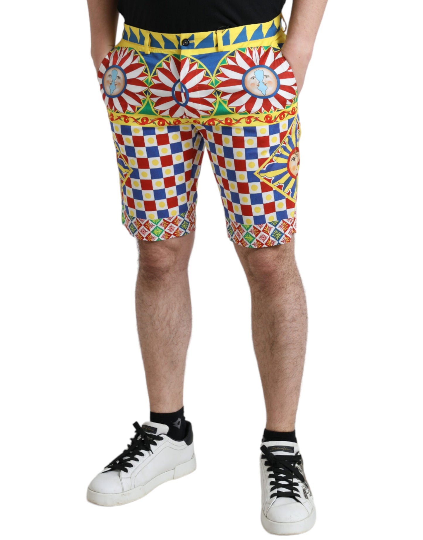 Bermuda imprimé multicolore Dolce & Gabbana