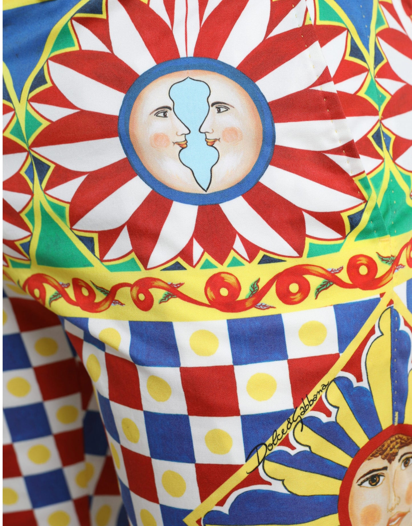 Bermuda imprimé multicolore Dolce & Gabbana