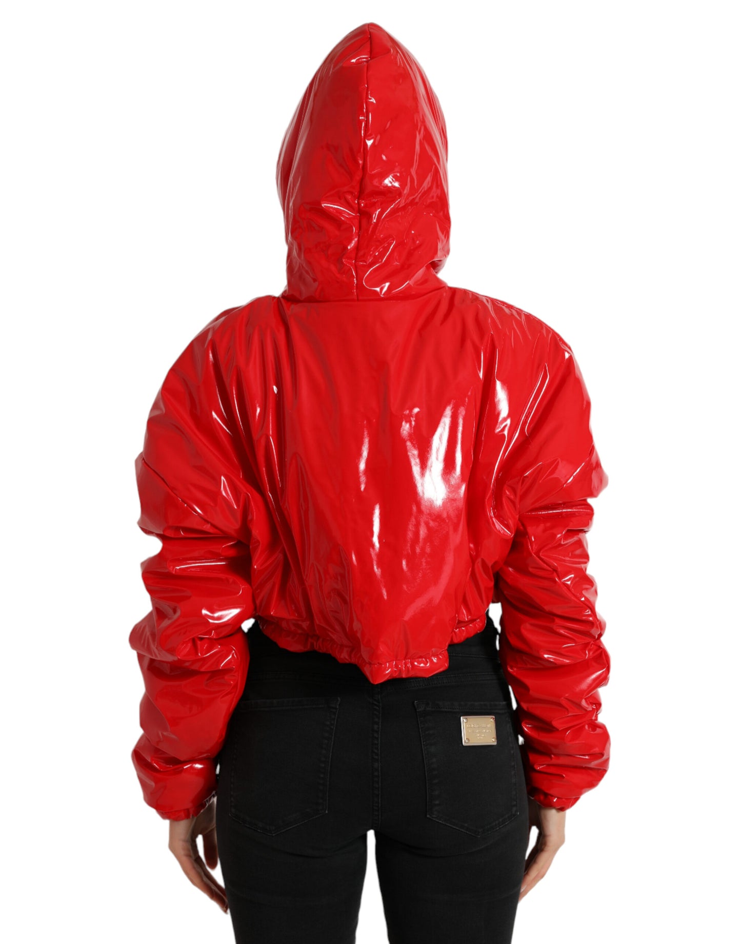 Veste courte rouge brillante chic Dolce & Gabbana