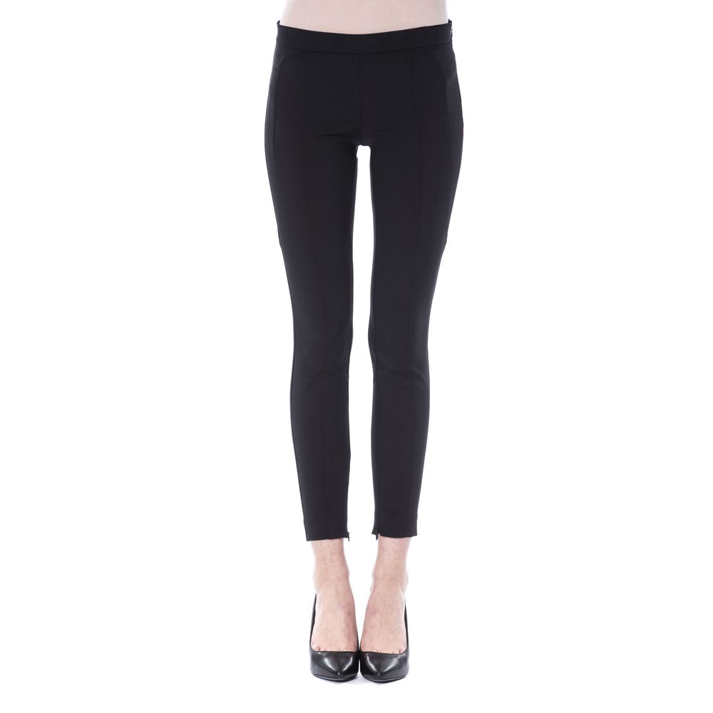 BYBLOS Black Polyester Women Pants by BYBLOS
