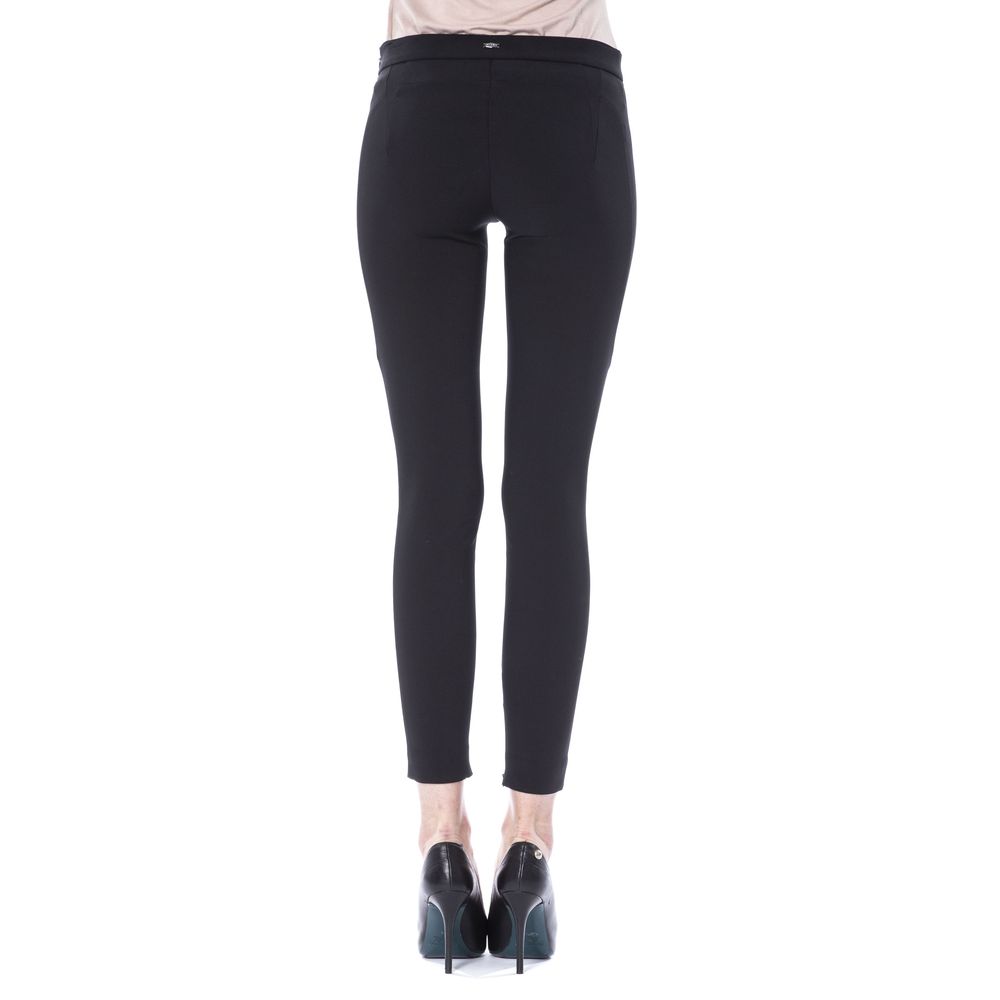 BYBLOS Black Polyester Women Pants by BYBLOS