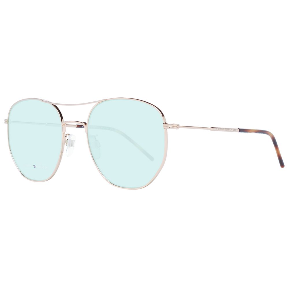 Lunettes de soleil unisexes Tommy Hilfiger or rose
