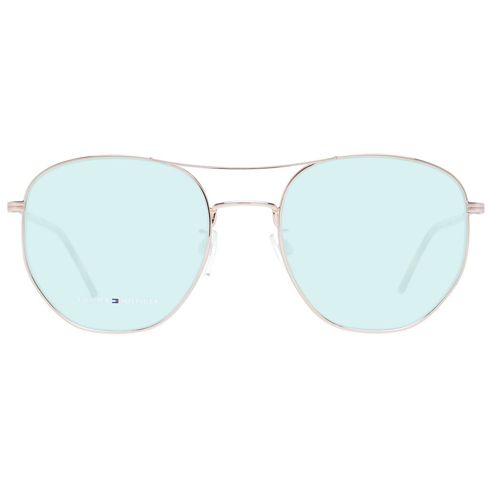 Lunettes de soleil unisexes Tommy Hilfiger or rose
