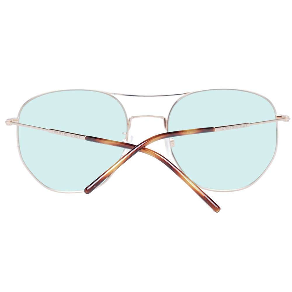 Lunettes de soleil unisexes Tommy Hilfiger or rose