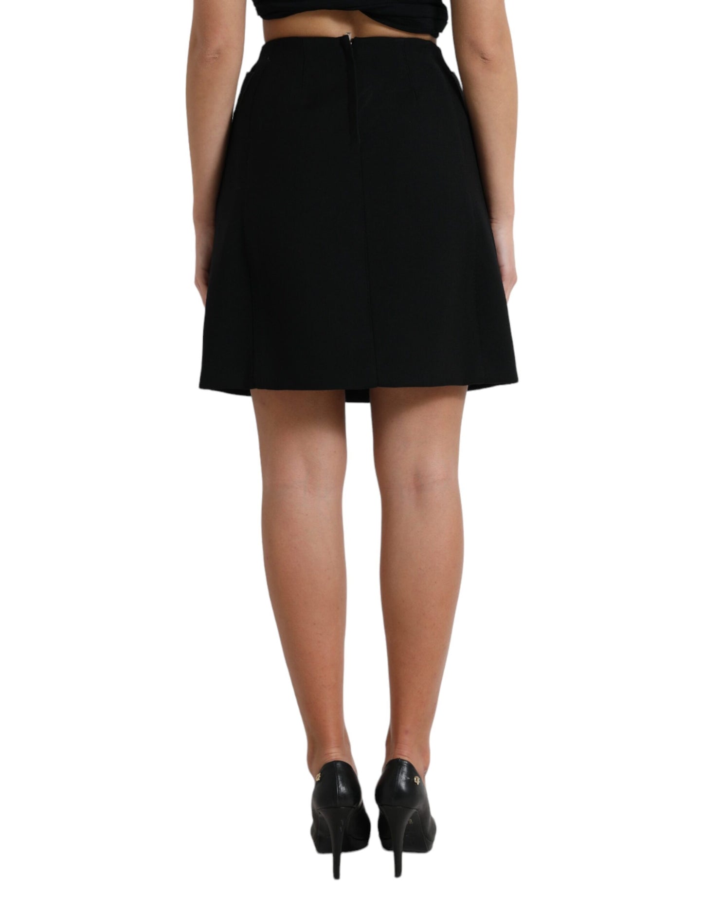 Mini-jupe trapèze taille haute élégante Dolce & Gabbana