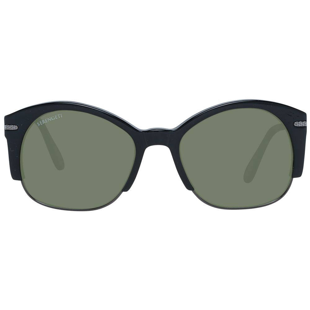 Lunettes de soleil unisexes noires Serengeti