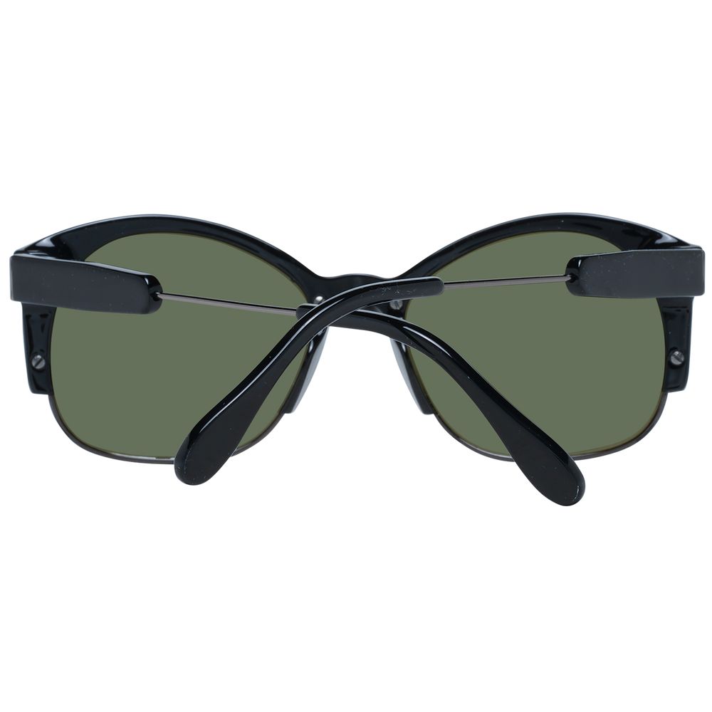 Lunettes de soleil unisexes noires Serengeti
