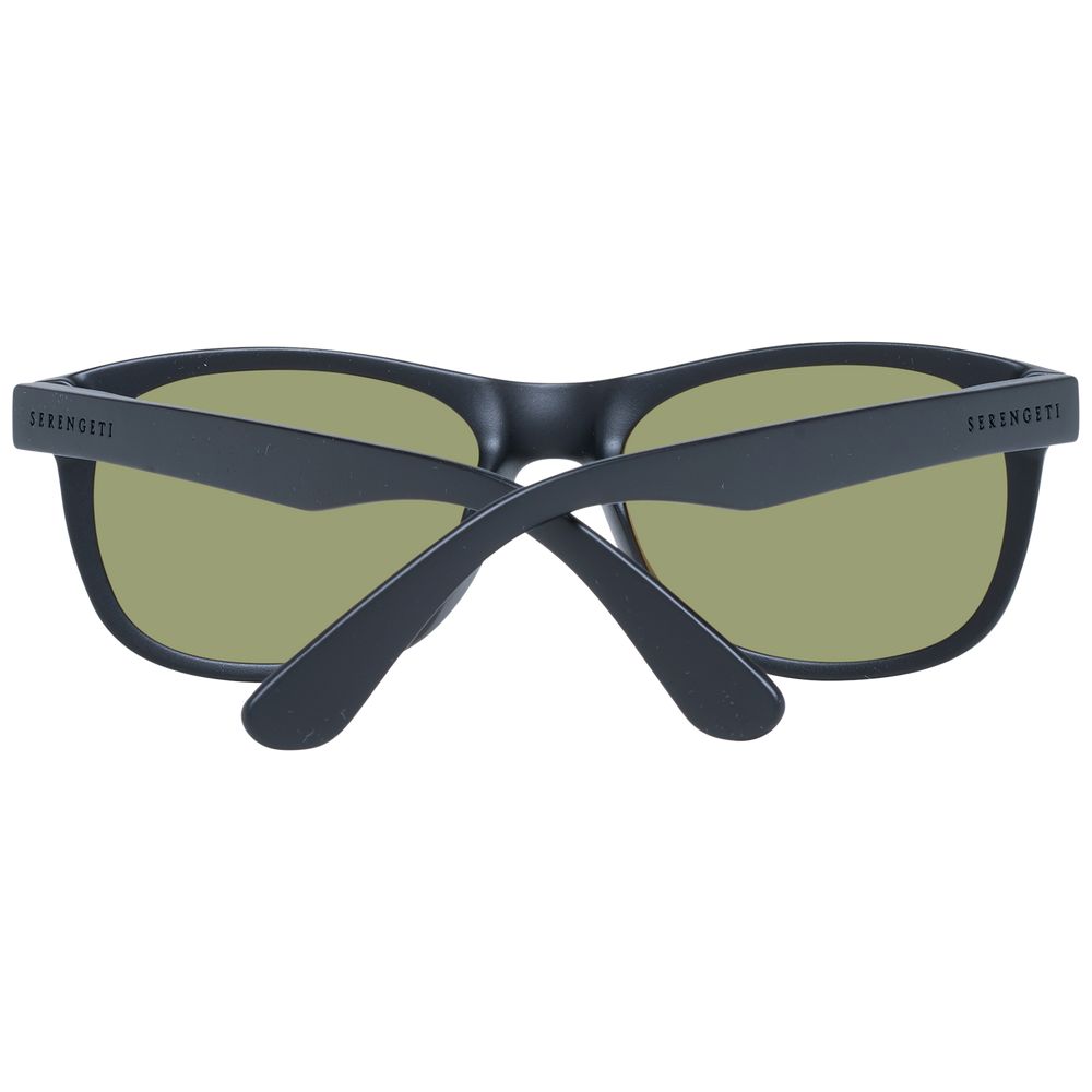 Lunettes de soleil unisexes noires Serengeti