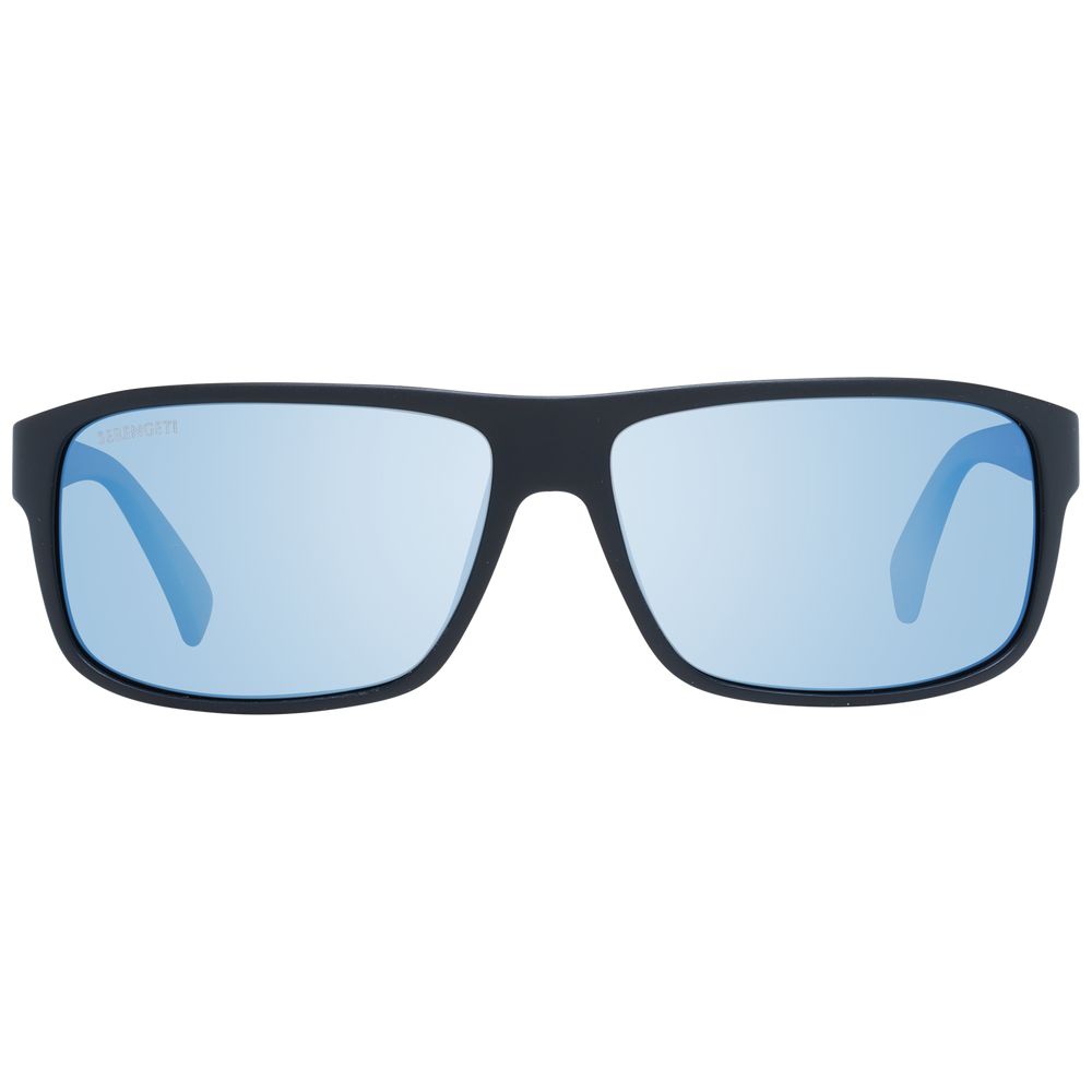 Lunettes de soleil unisexes noires Serengeti