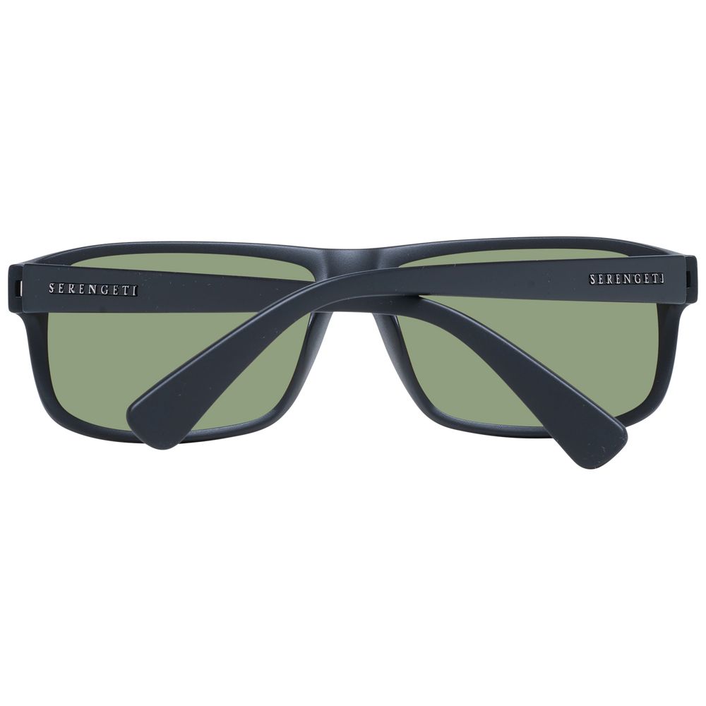 Lunettes de soleil unisexes noires Serengeti