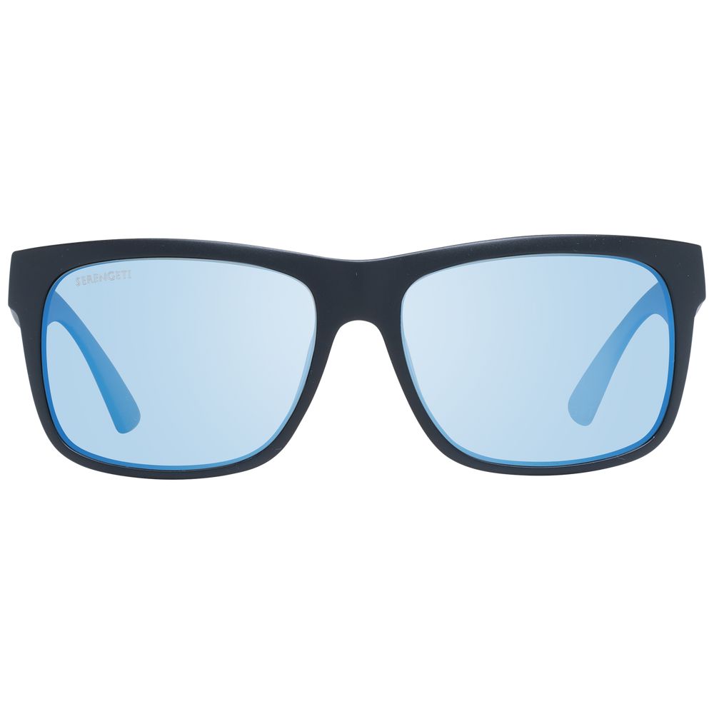 Lunettes de soleil unisexes noires Serengeti