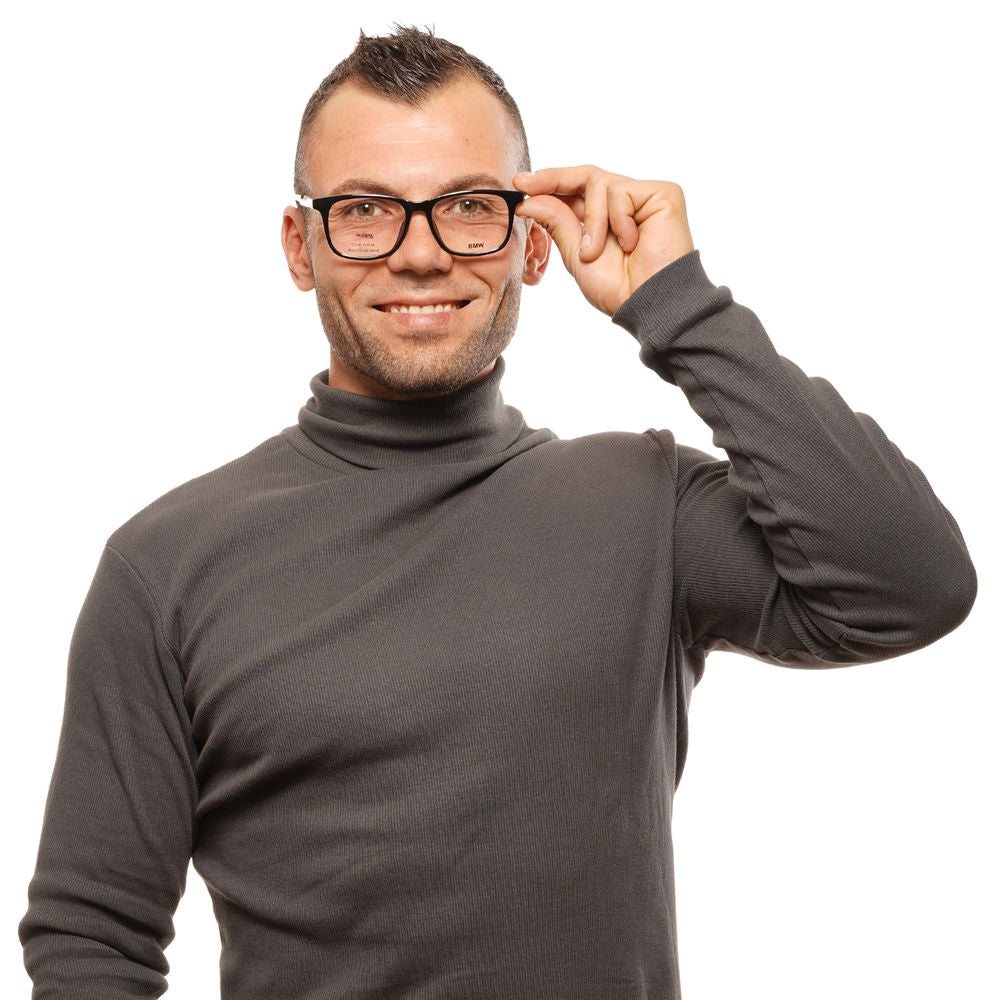 Montures optiques BMW noires pour hommes