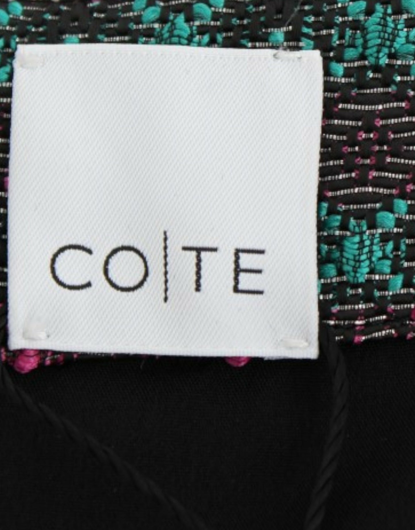 Robe longue Doris multicolore à manches courtes CO|TE