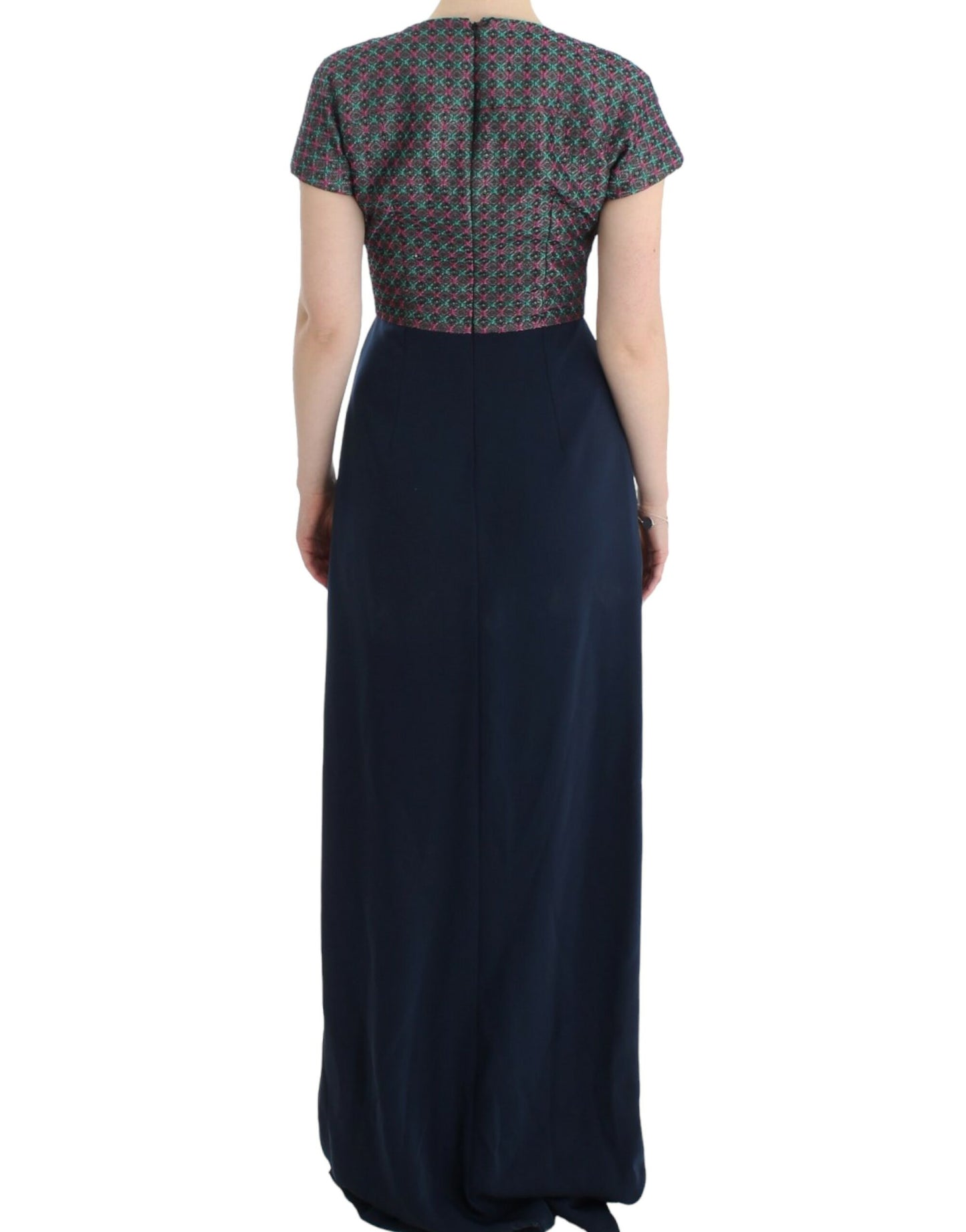 Robe longue Doris multicolore à manches courtes CO|TE